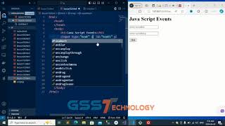 JavaScript Key Events Tutorial  JavaScript Onclick Event Onchange Event and Keypress Events [upl. by Melisa]