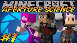 Minecraft Aperture Science Fissure Map Part 1 w Logdotzip amp Kkcomics [upl. by Ivor592]