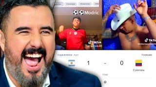 PERIODISTAS MEXICANOS ANTI ARGENTINA Y ANTI MESSI LLORAN POR LA COPA AMERICA GANADA POR ARGENTINA [upl. by Godber]