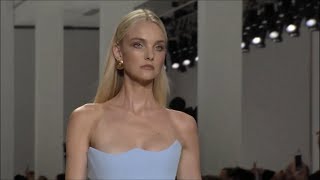 Caroline Trentini walking the Versace Spring Summer 2018 runway [upl. by Pik]