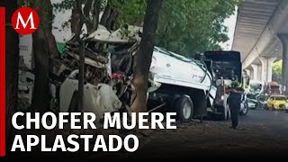 Continúan trabajos para retirar pipa accidentada en Tlalpan CdMx [upl. by Akayas122]