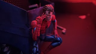 SpiderMan Symbiote Transformation StopMotion Short Film [upl. by Htenay833]