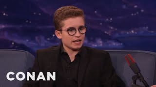 Sean Giambrone Jeff Garlin Is A Madman  CONAN on TBS [upl. by Yenruogis760]