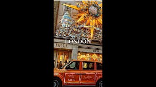 5 Best London Christmas Places to Visit 🏴󠁧󠁢󠁥󠁮󠁧󠁿  Luxury Dior Cafe [upl. by Rorie]