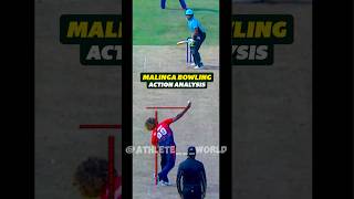 Lasith Malinga Bowling Action Analysis❗️Best yorker bowler❓ [upl. by Aitropal]