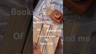 Recommending books based on Taylor Swifts songs 💖taylorsversion swifties booksuggestions red [upl. by Krasner]