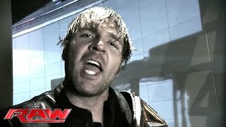 Dean Ambrose speaks on his Shield history from an undisclosed location Raw July 18 2016 [upl. by Scotty536]