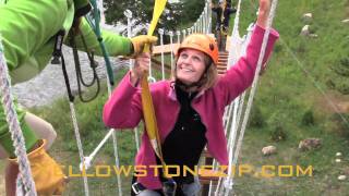 Gallatin River Zipline Tour near Bozeman and Big Sky  Yellowstone Zipline Tours [upl. by Falzetta]