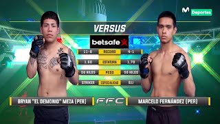 FFC 56 BRYAN EL DEMONIO MEZA vs MARCELO FERNÁNDEZ  PRELIMINARES  Fusion Fighting Championship [upl. by Nichola549]