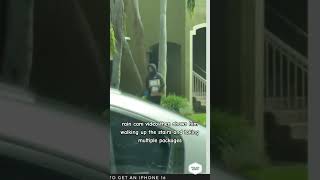 Package Thief Get Caught n Arrested breakingnews news police cops trending thief arrested [upl. by Halvaard85]