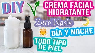 CREMA FACIAL HIDRATANTE  TODO TIPO DE PIEL  DIY ZERO WASTE  Mixi [upl. by Hoj]