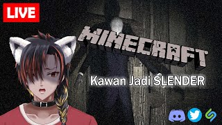 【Minecraft】Dikejar Slenderman Ye aku main Slenderman pada tahun 2024MalayEng [upl. by Helaina]