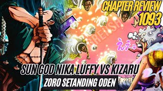 Chapter Review 1093  Zoro Bakal Menggila Kizaru Bukan Tandingan Joyboy [upl. by Armillia]