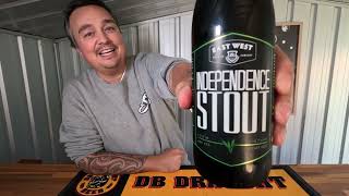 East West Brewing Company  Independence Stout 12 REVIEW [upl. by Laeira358]