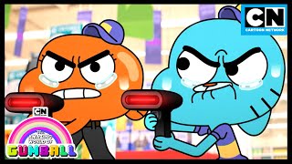 Pojedynek w supermarkecie Gumballa i Darwina  Gumball  Szkolenie  Cartoon Network [upl. by Akin222]