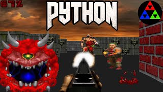 Creating a DOOM Wolfenstein  style 3D Game in Python [upl. by Ahtenek]