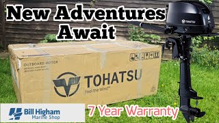 Tohatsu 6HP 4 Stroke Unboxing amp Test Run  MFS6DD [upl. by Solegna893]