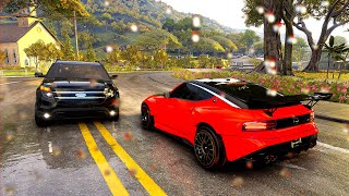 Car Driving in Rain Nissan Z Drive Car Game Online Gameplay Car Drive Games [upl. by Howund]