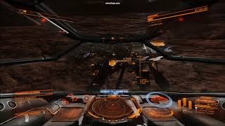 Elite Dangerous Gameplay Approach to Bakers Prospect [upl. by Merkley]