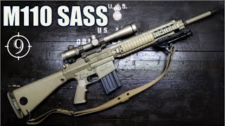 KAC M110 SASS The end of the M14 SR25 AR10 vs M21 sniper accuracy review [upl. by Gerge]