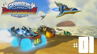 Skylanders SuperChargers Wii U  Part 1 The Rift to Skylands Chapters 14 [upl. by Weiser410]