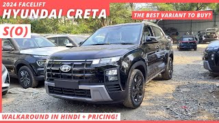 Facelift Hyundai Creta SO Walkaround  2024 Hyundai Creta S Optional  GAAutomotive [upl. by Nerb]