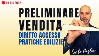 Promissario acquirente diritto accesso ai documenti dell’immobile [upl. by Lenz]