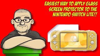 Applying a Glass Screen Protector to your Nintendo Switch Lite  Nintendo Guru Daily [upl. by Tutankhamen896]