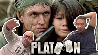 PLATOON 1986  First Time Watching  MOVIE REACTION [upl. by Oiramad]