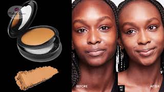 Shades of MAC Studio Fix Powder Plus Foundation for Dark amp Deep Skin 2022 [upl. by Wiltz]