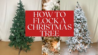 How To Flock a Christmas Tree2021 [upl. by Roter627]