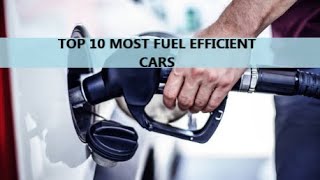 10 Most Fuel Efficient Cars to buy especially in City Driving Mga Sasakyang Matipid sa gasolina [upl. by Doubler]