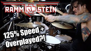 Rammstein quotDu Hastquot Overplayed Drum Cover [upl. by Lorrimor858]