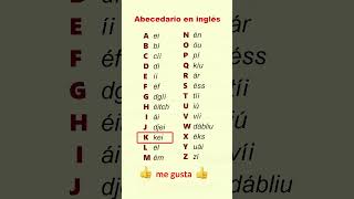 Aprenda el abecedario en ingles en en 1 minuto [upl. by Geoffrey]