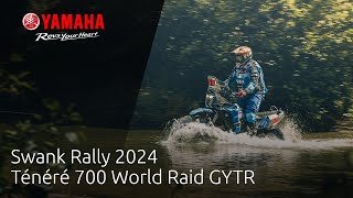 Ténéré 700 World Raid GYTR at Swank Rally 2024 IT [upl. by Ecinahs]