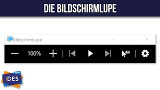 Bildschirmlupe aktivieren und nutzen unter Windows 10  iDESkmu Tipp [upl. by Yonatan]