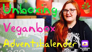 ADVENTSKALENDER UNBOXING  Vegan Box ECO Adventskalender 2023  Der Kalender mit gutem Gewissen [upl. by Shum]