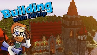 Building with fWhip  CASTLE BELL TOWER  71 Minecraft 112 Single Player Survival [upl. by Orimisac]