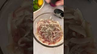 El ceviche más sencillo y delicioso con 4 ingredientes y usando cualquier pescado cocinafacil [upl. by Lothario]