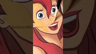 Ursula CHEATED Ariel🤫 Twisted Disney shorts art creative disney [upl. by Bergstrom]