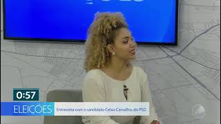 TV São Francisco reexibe trecho de entrevista com Celso Carvalho após problema técnico  25092024 [upl. by Katonah953]