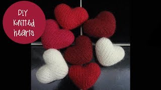 KNITTING TUTORIAL  PUFF HEART [upl. by Oirtemed596]