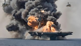 World shock Ukraines first aircraft carrier in the Black Sea destroyed by Russian F16 [upl. by Naamana]