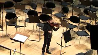 13° Ars nova International Music Competition Trieste  Nicola Cicchino  violino [upl. by Siduhey]