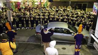 St Aug marching band 2023  Cleopatra parade Pre parade performance [upl. by Ariat]