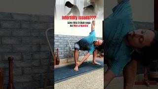 Chair Yoga For Fertility Issue🔥l kusumyoga infertilitytreatment malefertility [upl. by Neeuq]