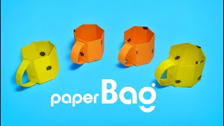 DIY Paper Bag Making  How to Make Bag Using Paper  School Craft  DIY Tutorial [upl. by Pinsky468]