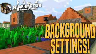 Mineimator Tutorial  How to use the Background Tab  Part 3 [upl. by Jp]