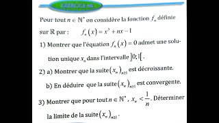 suites numériques 2 bac SM Ex 39 et 40 page 104 Almoufid [upl. by Tniassuot]