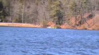 Spike and Chris kayaking at Lake Winfield Scott [upl. by Kulsrud493]